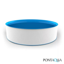  Pontaqua ADRIA merevfalú medence 350 cm kör, fehér medence