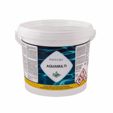 Pontaqua AMU030 Aquamulti (200 gr) 3 kg hármas hatású klórtabletta medencéhez medence kiegészítő