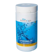 Pontaqua Gyorsaklór 1kg granulátum medence kiegészítő
