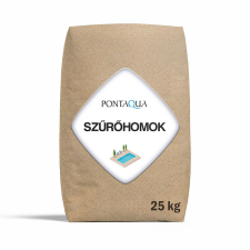 Pontaqua Kvarchomok homokszűrős vízforgatóhoz 25kg medence kiegészítő