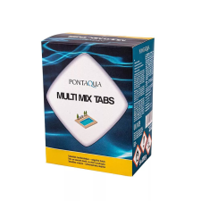 Pontaqua MMT006 Multi Mix Tabs négyes hatású medence vegyszer 5x120 g tabletta medence kiegészítő