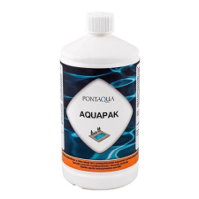 Pontaqua Pelyhesítő szer megszünteti a víz zavarosságát AQUAPAK 1 liter PLH 040 medence kiegészítő