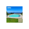 Pontaqua TIERRA SAND POOL süllyesztett ovális medence 5,0 x 3,0 x 1,5 m, homok színű fóliával Cikkszám:  MPA_215