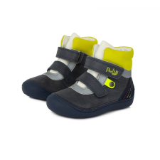 Ponte20 kék-sárga, bőr, szupinált magasszárú kisfiú cipő (30 - 35); (DA03-1-168A) (31) gyerek cipő