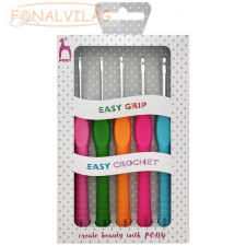  PONY - EASY Grip horgolótű szett, 5db-os rövidáru
