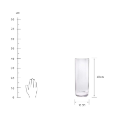 POOL POOL váza 40cm 15cm dekoráció