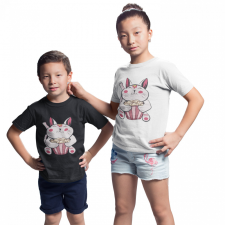  Popcorn Cica - Gyerek Póló gyerek póló