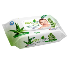  Popsitörlő Aloe Vera kupakos (72 db/cs) törlőkendő