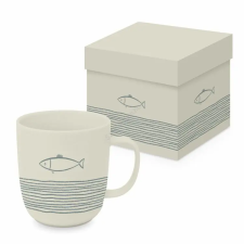  Porcelán bögre - 400ml - Pure Fish off white bögrék, csészék
