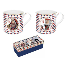 Porcelán bögreszett 2db-os, 300ml, dobozban, Casino Royale bögrék, csészék