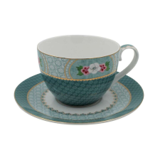  Porcelán csésze és csészealj készlet Blushing Birds bögrék, csészék