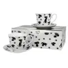  Porcelán csésze szett - 250ml - Koty Czarne