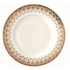 Porcelán desszerttányér 19cm, Festive tányér és evőeszköz
