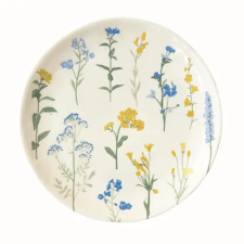  Porcelán desszerttányér 21cm, Mille Fleurs Yellow sütés és főzés