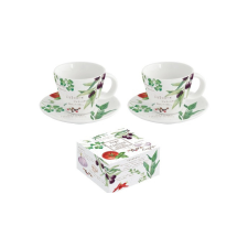 Porcelán eszpresszócsésze+alj 120ml dobozban,Home & Kitchen bögrék, csészék