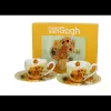  Porcelán kávéscsésze szett 110ml Van Gogh: Napraforgók