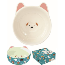  Porcelán kutyatálka 15,5cm, dobozban, Pet Lovers, Dogs Family kutyatál