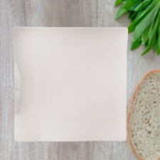 Porcelán lapostányér LA PLAZA 26,5 cm 601123022 tányér és evőeszköz