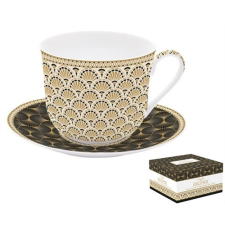 Porcelán reggelizőcsésze+alj 400ml, dobozban, Atmosphere Egyptology konyhai eszköz