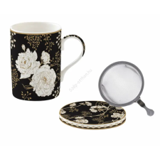  Porcelán szűrős bögre szett - 350ml - Art Deco &amp; Flowers, Atmosphere bögrék, csészék