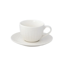  Porcelán teáscsésze és alj 250ml,Drops White bögrék, csészék