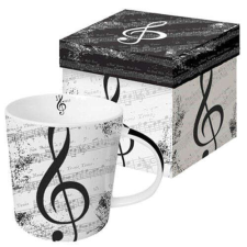 Porcelánbögre 0,35L, I Love Music bögrék, csészék