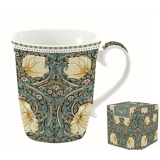 Porcelánbögre 275ml, dobozban, William Morris, Black bögrék, csészék