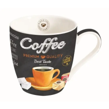  Porcelánbögre 350ml, dobozban, It's Coffee Time Orange konyhai eszköz