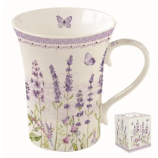  Porcelánbögre 360ml,dobozban,Lavender Field bögrék, csészék