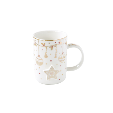  Porcelánbögre 370ml, dobozban, Christmas Lights bögrék, csészék