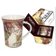 Porcelánbögre 400ml,Mucha:Nyár konyhai eszköz