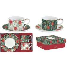 Porceláncsésze+alj 240ml, 2 személyes, dobozban, Coffee Mania, Christmas Joy bögrék, csészék