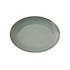  Porcelántálca ovál 32x23cm,Drops Celadon konyhai eszköz