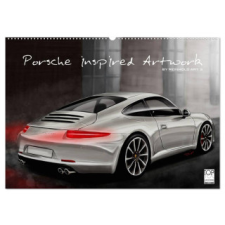  Porsche inspired Artwork by Reinhold Art's (Wandkalender 2024 DIN A2 quer), CALVENDO Monatskalender – Reinhold Autodisegno naptár, kalendárium