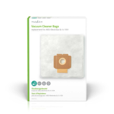  Porszívó Porzsák | 4 db | Szintetikus | Legtöbb értékesített: Electrolux | Fehér porzsák