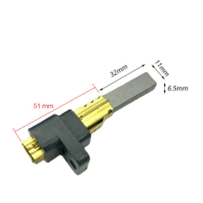 Porszívó szénkefe 6,5X11X32mm (11x6,5x32 mm) LG porszívó kisháztartási gépek kiegészítői