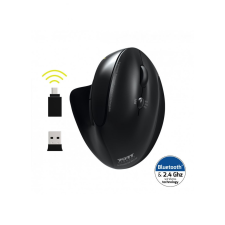 Port Designs Rechargeable Ergonomic Wireless Mouse Black (900706-BT) egér