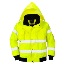 Portwest 3 az 1-ben Hi-Vis Bomber dzseki - C467 L sárga