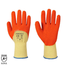 Portwest A105 Grip Xtra kesztyű - Latex narancs védőkesztyű