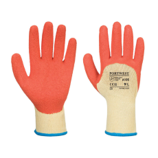Portwest A105 Grip Xtra védőkesztyű - Latex (sárga/narancs, 11/XXL)