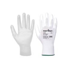  Portwest A120 Nylon védőkesztyű PU tenyérmártott fehér 2XL