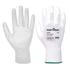 Portwest A120 PU tenyérmártott védőkesztyű (fehér) (12/3XL) védőkesztyű