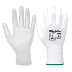 Portwest A120WHRL Portwest Nylon védőkesztyű PU tenyérmártott