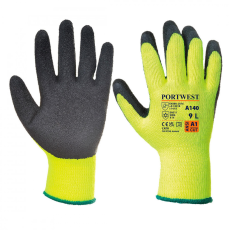 Portwest A140 Thermal védőkesztyű (sárga/fekete, 10/XL)