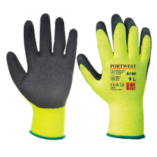 Portwest A140 Thermal védőkesztyű (sárga/fekete, 6/XS) védőkesztyű