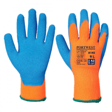 Portwest A145 Portwest Hűtőházi munkavédelmi kesztyű, Csúszásmentes latex bevonatú, akril bélésű védőkesztyű