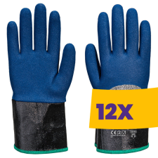 Portwest A304 Vágásbiztos nitrilhabos védőkesztyű kék (Karton - 12 pár) védőkesztyű