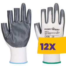 Portwest A311 Grip 13 ujjatlan nitril kesztyű fehér (Karton - 12 pár) védőkesztyű