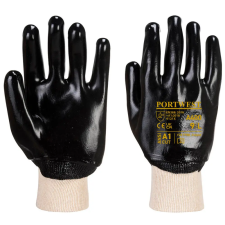 Portwest A400BKRM Portwest Csuklóig mártott PVC kesztyű védőkesztyű