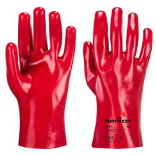 Portwest A427 PVC hosszúszárú védőkesztyű (piros, 27cm, 10/XL) védőkesztyű